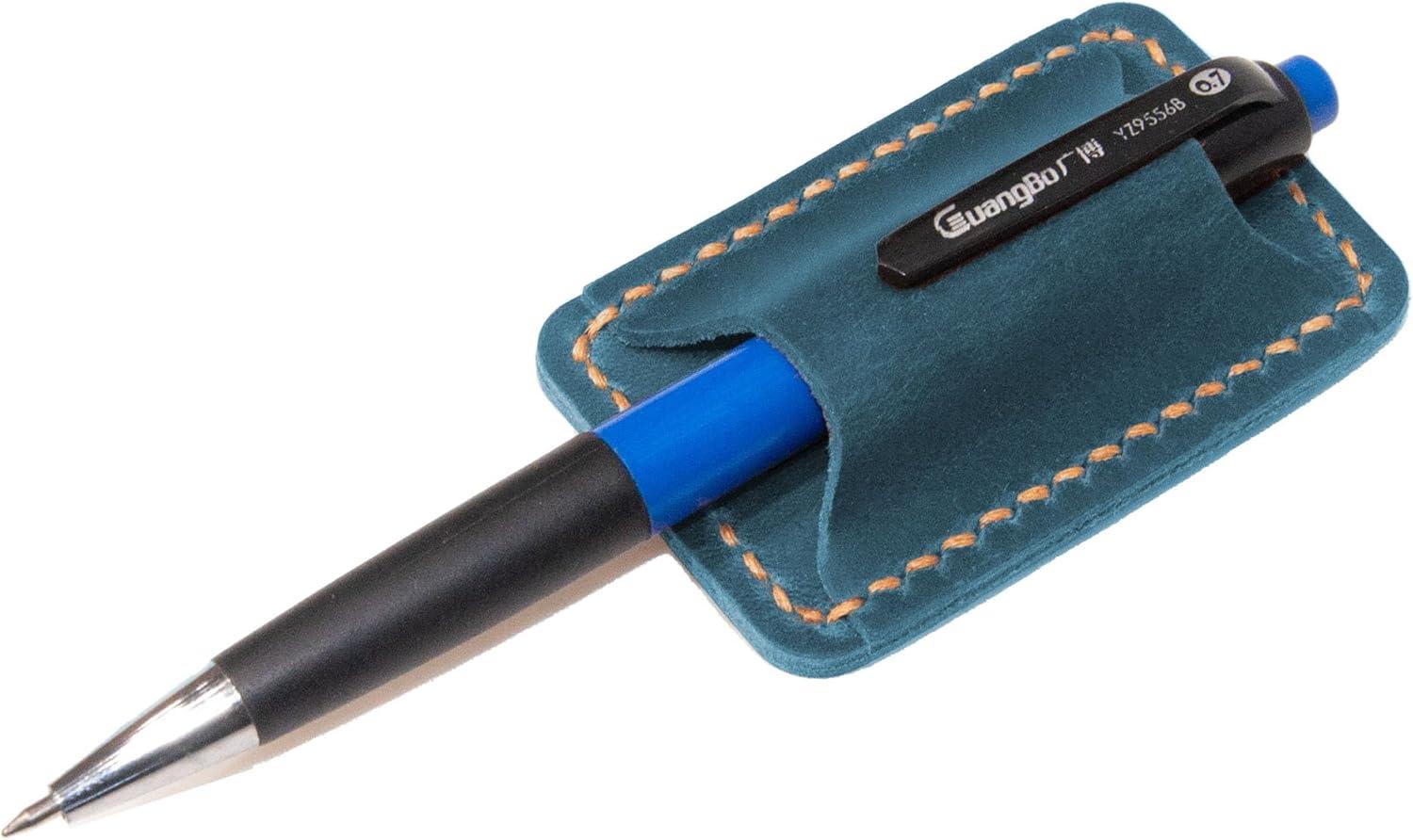 imagePen Holder ClipLeather Notepad AccessoryLeather pen Pencil Holder Clip for Notebook JournalSingle Pen HolderPerfect Gift