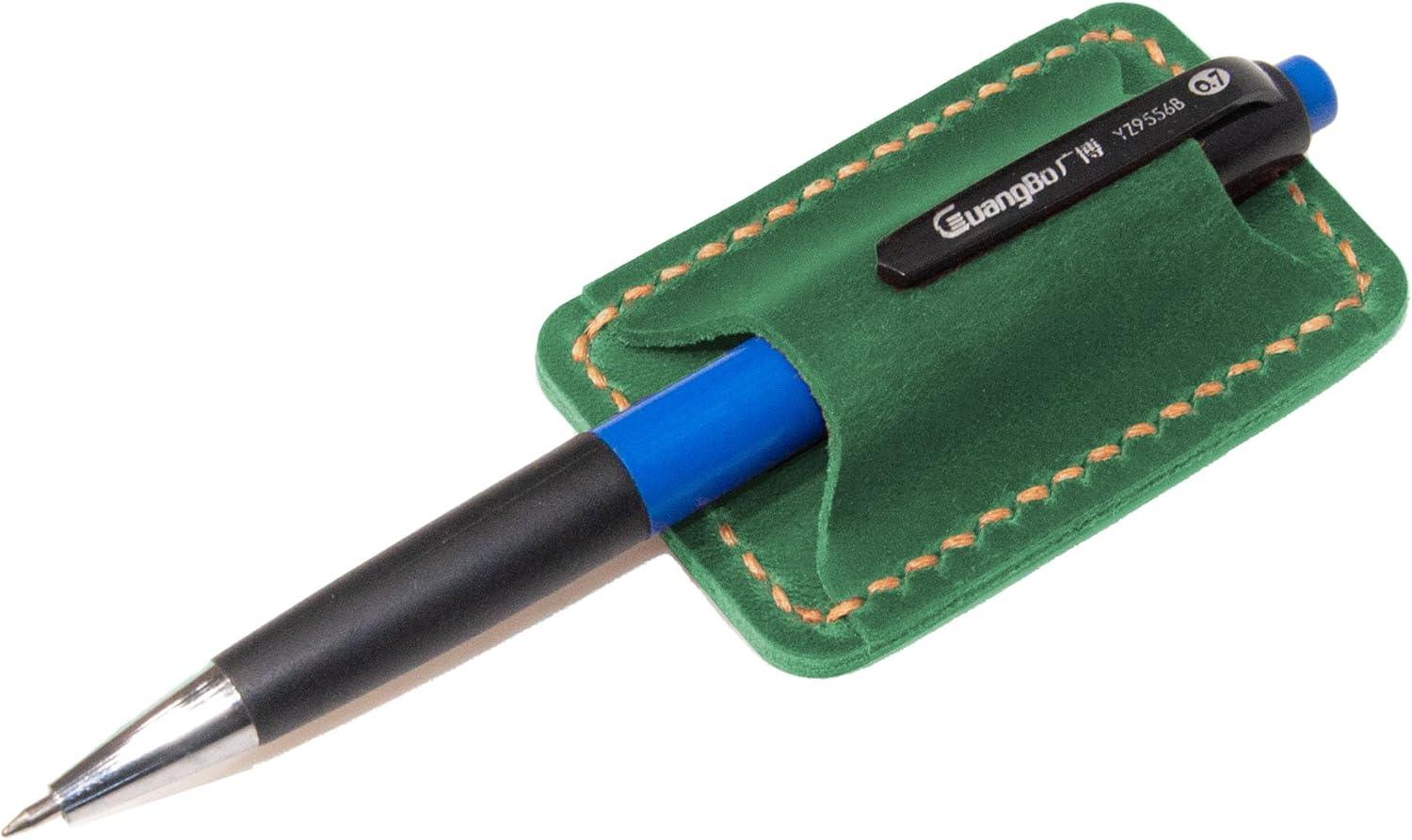 imagePen Holder ClipLeather Notepad AccessoryLeather pen Pencil Holder Clip for Notebook JournalSingle Pen HolderPerfect Gift
