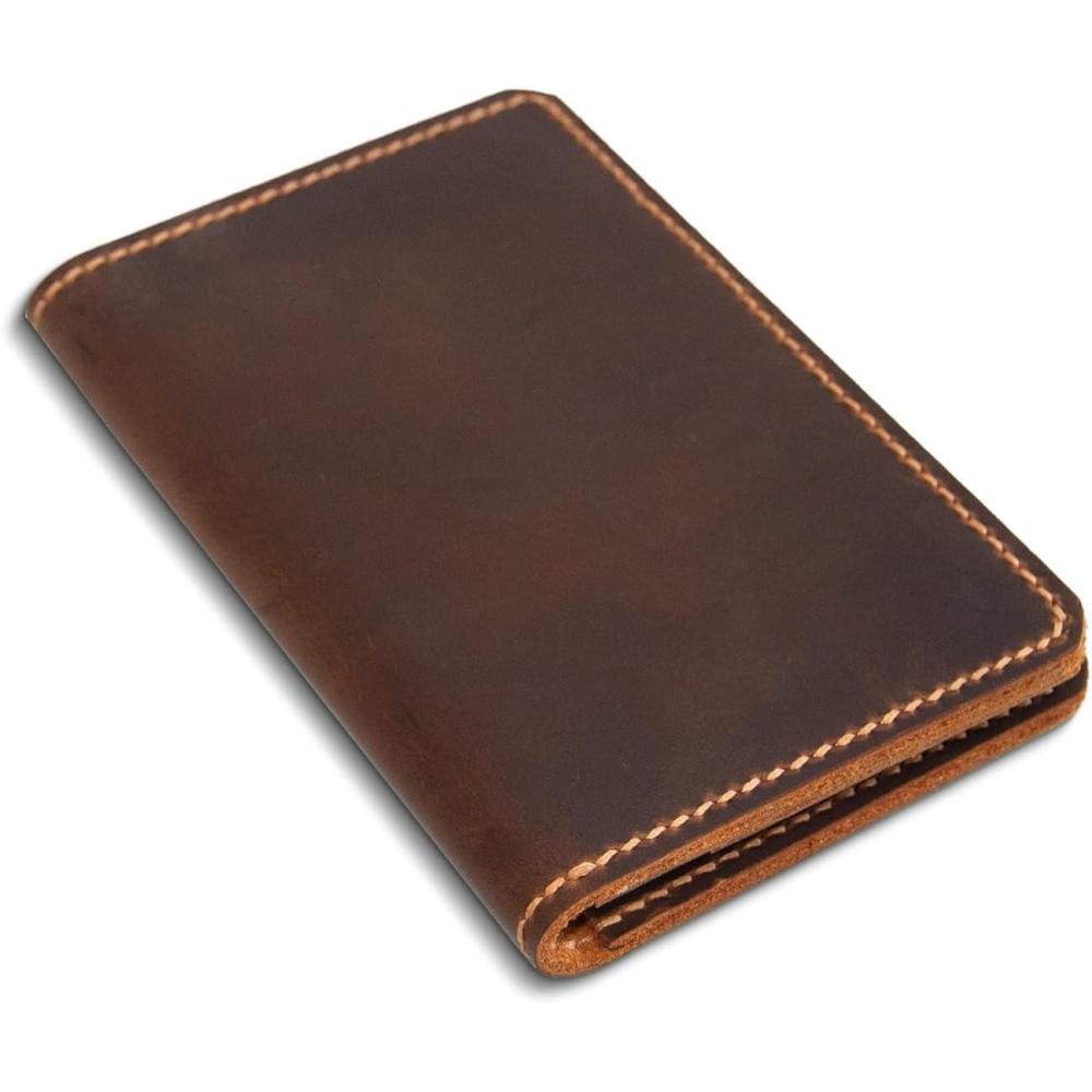 imageLeather Journal Cover for Moleskine Cahier Notebook Pocket size 35quot x 55quot Field Notes Cover Personalized Gift Refillable Pocket Cover Customized Gift
