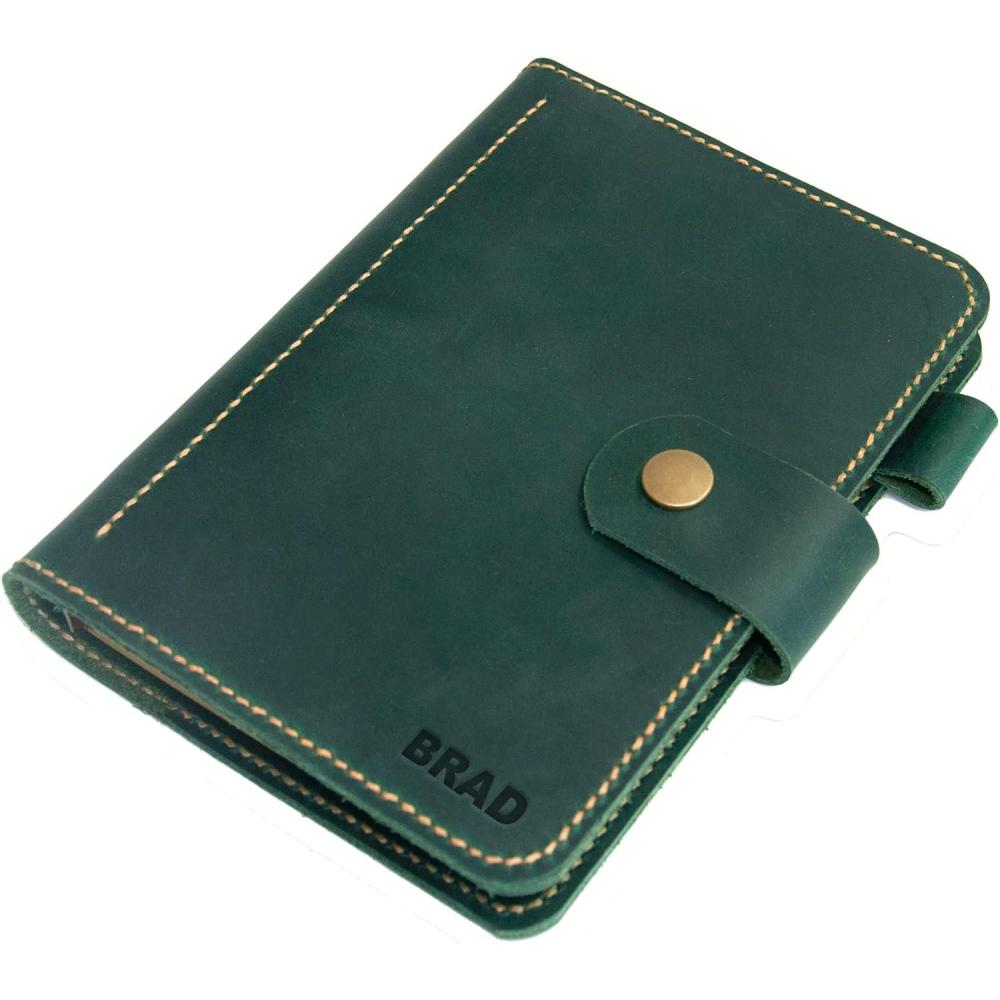 imagePersonalized Refillable 6 Ring BinderLeather A6 Journal with Pen Holder A6 Leather Refillable Planner Binder sketchbookLined Paper 160 PagesCustomized Gift
