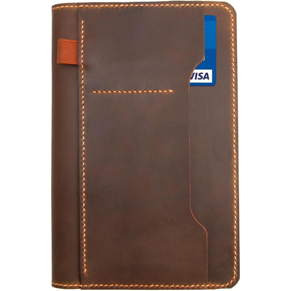 imagePersonalized Refillable Journal cover for Classic moleskine Large sizeXL Large volant cahier journal portfolio 5quot x 825quot Notebook Cover