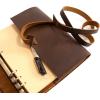 Leather Journal Cover Engraved Personalized Book Cover, A Leather Notebook With A Monogram Or Name, Him Gifts For Her （Lined Paper 160 Pages）Rustic Brown,Christmas Gift