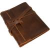 Leather Journal Cover Engraved Personalized Book Cover, A Leather Notebook With A Monogram Or Name, Him Gifts For Her （Lined Paper 160 Pages）Rustic Brown,Christmas Gift