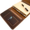 Leather Journal Cover Engraved Personalized Book Cover, A Leather Notebook With A Monogram Or Name, Him Gifts For Her （Lined Paper 160 Pages）Rustic Brown,Christmas Gift