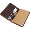 Leather Journal Cover for Moleskine Cahier Notebook Pocket size 3.5″ x 5.5″ Refillable Pocket Cover,Personalized Gift For Him