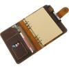 Personalized A5 Leather Organizer Agenda, Custom Travel Journal 6 Ring Binder Notebook, Handmade Leather Journal Notebook, Customized Gift