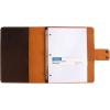Personalized Leather Binder 3-Ring, Fit 3 Hole 8.5 X 11 Refill Paper, Folio Leather Business Organizer