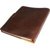 Personalized Leather Binder 3-Ring, Fit 3 Hole 8.5 X 11 Refill Paper, Folio Leather Business Organizer