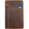 Personalized Leather Journal Cover for Moleskine Large Size Hard Cover Notebook, Handmade Leather Cover for 5″x8.25″ Hardback Notebook,with pen holder Notebook Cover