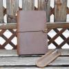 Vintage Personalized Leather Journal Notebook,Handmade Journals Blank Books，Leather Journal Traveler’S Notebook Journals For Men,Christmas Gift
