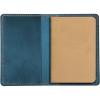 Leather Journal Cover for Moleskine Cahier Notebook Pocket size 3.5″ x 5.5″ Refillable Pocket Cover (Green)(Blue)