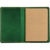 Leather Journal Cover for Moleskine Cahier Notebook Pocket size 3.5″ x 5.5″ Refillable Pocket Cover (Green)(Green)