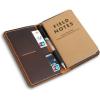 Personalized Leather Journal Cover For Moleskine Cahier Notebook Pocket Size 3.5″ X 5.5″ Field Notes Cover Personalized Gift Refillable Pocket Cover