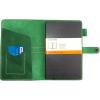 Turbosnail Leather Journal Cover for Moleskine Large Size Hard Cover Notebook, Handmade Leather Cover for 5″x8.25″ Hardback Notebook,with pen holder Notebook Cover (Blue)(Dark Green)
