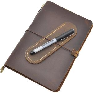 Vintage Personalized Leather Journal Notebook,Handmade Journals Blank Books，Leather Journal Traveler’S Notebook Journals For Men,Christmas Gift