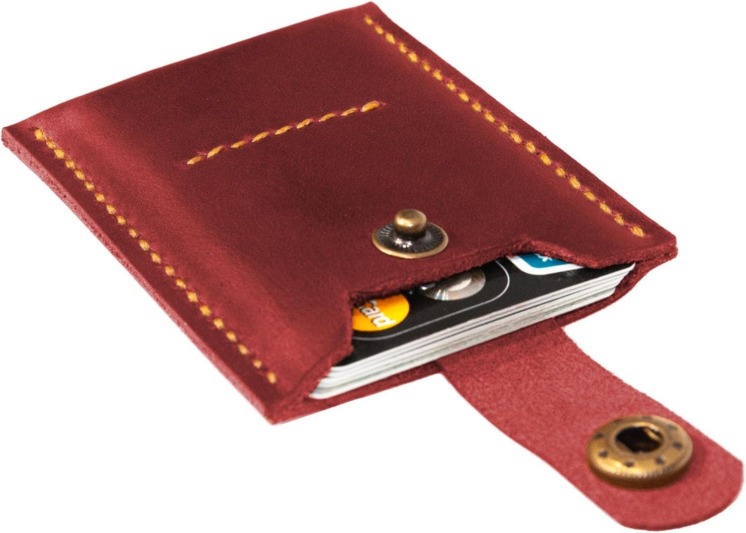 image:imageChristmas Gift Personalized Custom Card Holder Minimalist Front Pocket wallet Pop up Wallet Slim Leather Card Holder Fathers Day gift Anniversary