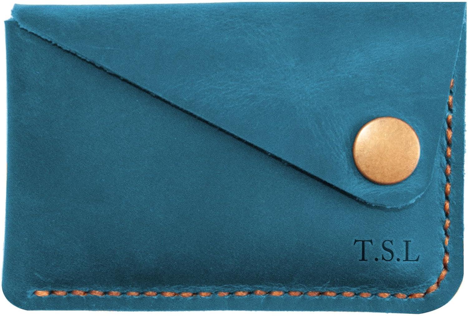 image:imagePersonalised Leather Wallet Slim Wallet Leather Wallet Minimal Wallet Front Pocket Wallet Credit Card Holder Card Case Minimalist WalletGift For Him