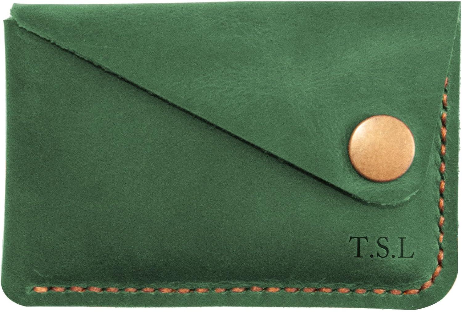 image:imagePersonalised Leather Wallet Slim Wallet Leather Wallet Minimal Wallet Front Pocket Wallet Credit Card Holder Card Case Minimalist WalletGift For Him