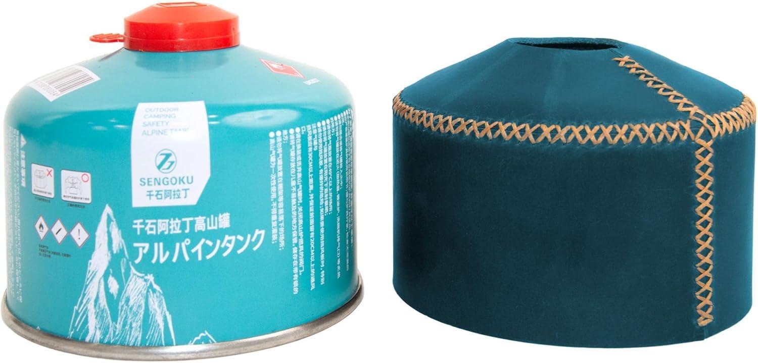 image:imagePersonalized Camping Gas Cover Genuine Leather Fuel Canister Protector Camping Stove Gas Cover Gas Canister CoverBushcraft Stove CoverLeather Cover