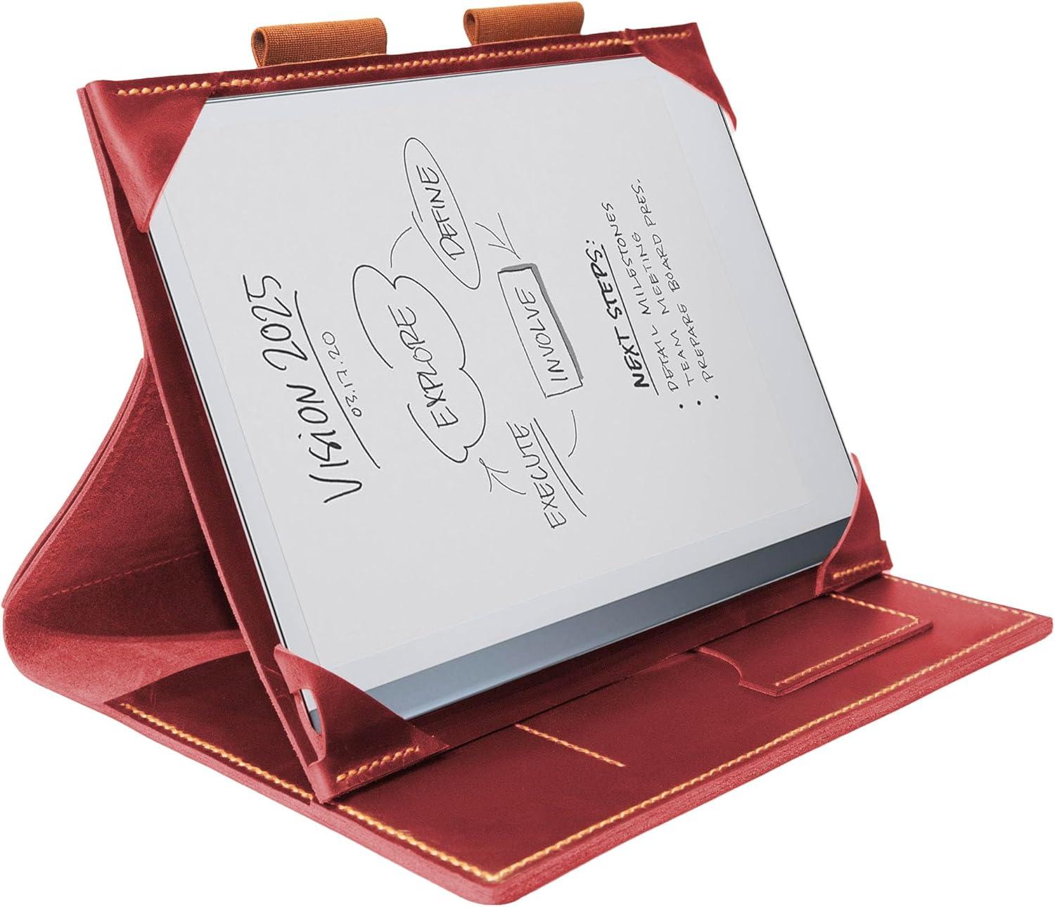 image:imagePersonalized Handmade Remarkable 2 Case LeatherGenuine Leather Folio Cover for 2 Remarkable Customized Gift Birthday Gift for Him Or Her