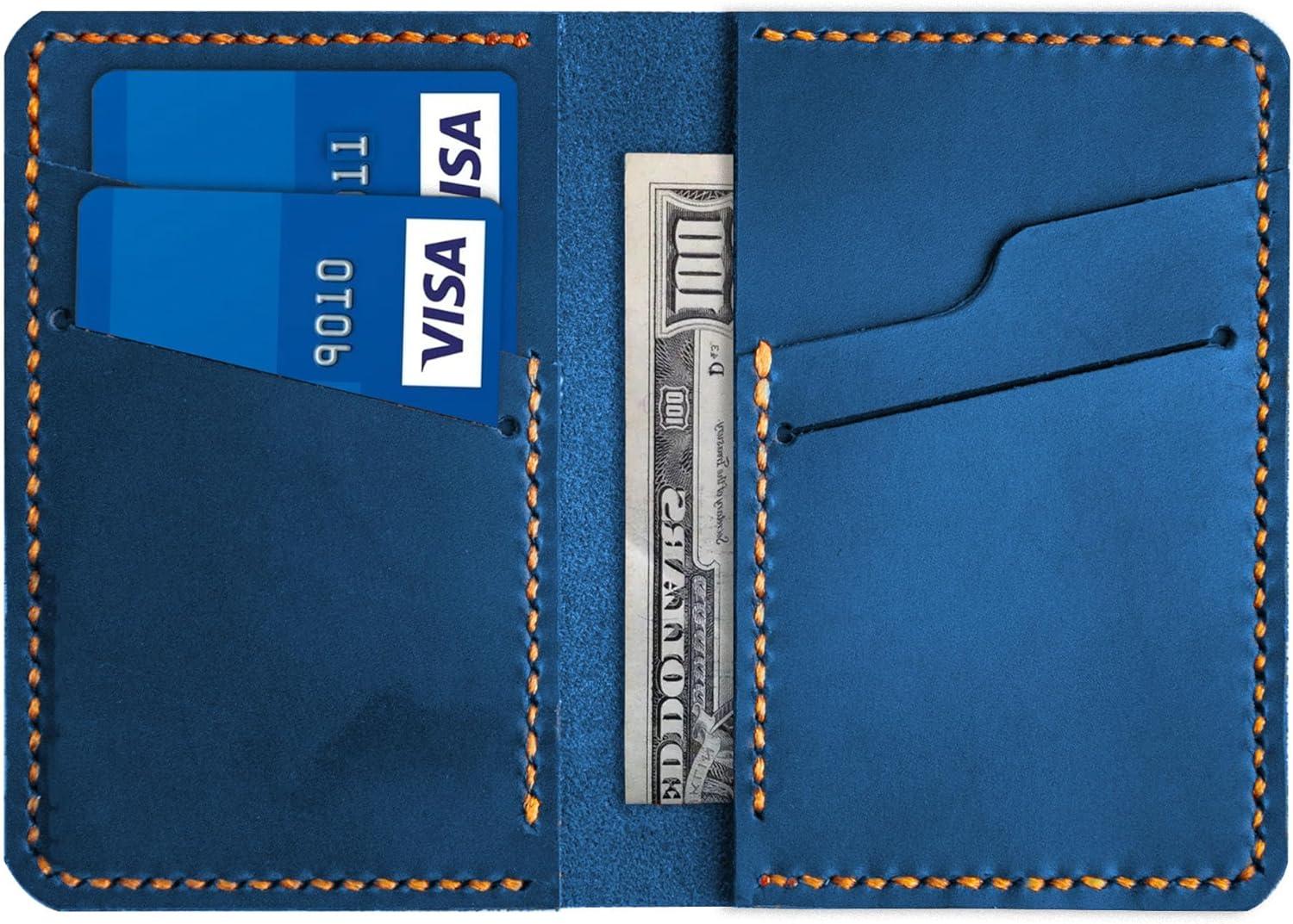 image:imagePersonalized Minimalist Leather Bifold Wallet Slim Credit Card Holder Monogrammed Groomsmen Gift Front Pocket Case Minimalist Wallet Daily Use Wallet Christmas Gift