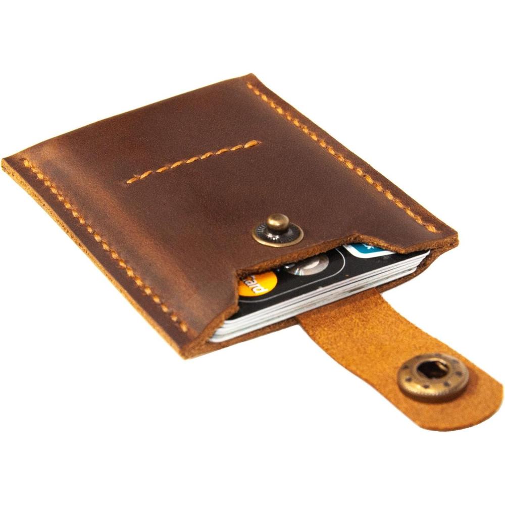 image:imageChristmas Gift Personalized Custom Card Holder Minimalist Front Pocket wallet Pop up Wallet Slim Leather Card Holder Fathers Day gift Anniversary