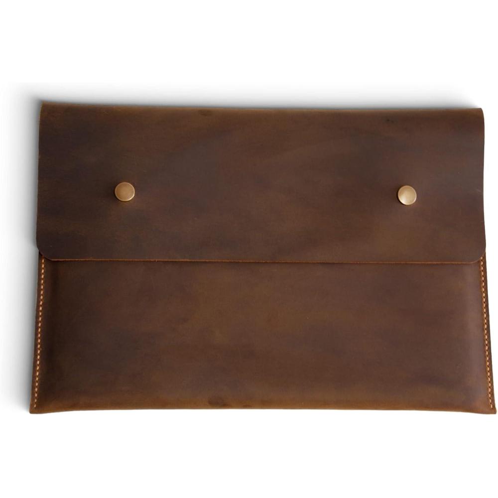 image:imageDistressed Leather MacBook Case Sleeve Portfolio for 2023 New MacBook Pro 14 16 MacBook Air 13quot M1 Sleeve Mb Pro 13 Inch 15 Cover M1 Pro Max Bag
