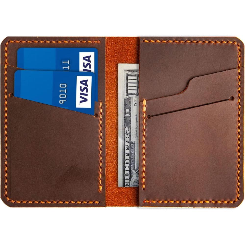 image:imagePersonalized Minimalist Leather Bifold Wallet Slim Credit Card Holder Monogrammed Groomsmen Gift Front Pocket Case Minimalist Wallet Daily Use Wallet Christmas Gift