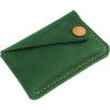 Leather Card Holder Wallet, Anniversary Credit Card Wallet, Custom initials Slim Card Wallet, Minimalistic, Unisex Slimline Design Wallet.