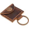 Leather Ring Holder, Wedding Ring Travel Case, Customized Ring Holder, Pouch His and Hers Ring Pouch Engagement Ring Pouch,Ring Pouch, Gym Ring Holder, Earring Keychain Holder