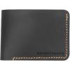 Personalized Bifold Wallet, Handmade Wallet for Men,Slim Leather Wallet, Man Wallet Gift for Anniversary, Graduation, Dad, Boyfriend, Engraved Custom Wallet（Black ）
