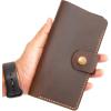 Personalized Checkbook Cover, Men’s Slim Checkbook Covers, Leather Checkbook, Checkbook Wallet and Holder,Custom Checkbook Covers