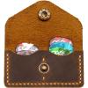 Personalized Distressed Leather Guitar Pick Holder Case, Leather Guitar Pick Holder, Guitar Plectrum Holder, Gift For Her Or Him,Customized Gift