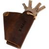 Personalized Genuine Leather Key Holder Pouch Keychain, Personalised Initials,Handmade Leather Key Holder, Dad Father’S Day Gift, Valentine’S Gift, Motorcycle Key Holder