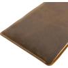 Personalized Genuine Leather MacBook Pro case 13 14 15 16 in. Apple Air M1/M2 Laptop Sleeve. Leather Laptop Cover. Custom Office Accessories Gift