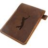 Personalized Golf Scorecard Holder Leather Hand Stitched, Yardage Book Holder, Golfers Gift, Gift for Him, Gift for Dad, Leather Golf Gifts