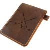 Personalized Golf Scorecard Holder Leather Hand Stitched, Yardage Book Holder, Golfers Gift, Gift for Him, Gift for Dad, Leather Golf Gifts