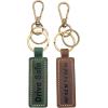 Personalized Key Chain Handmade Leather Engraved Keychain— Custom Initials/Name — Gift For Men & Women— Monogrammed — Customized Key Ring Accessories— Ships Free!