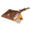 Personalized Leather Coin Pouch, Handmade Change Leather Case, Keychain Wallet, Minimalist Coin Purse, Earphone Case Jewelry Pouch, Small Leather Gift