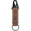 Personalized Leather Keychain, Custom Engraved, Brown, Men’s Gift, Coordinates, Anniversary, Wedding
