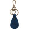Personalized Leather Keychain, Custom Engraved Key Chain Gifts For Men and Birthday, Monogram Key Fob Gift For Boyfriend, Hand Tooled Leather Keychains – Teardrop Keychain