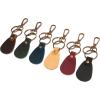 Personalized Leather Keychain, Custom Engraved Key Chain Gifts For Men and Birthday, Monogram Key Fob Gift For Boyfriend, Hand Tooled Leather Keychains – Teardrop Keychain