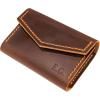 Premium Leather Wallet, Men Women Cardholder With Initials Engraving, Mini Personalized Wallet, Coins, Slim Minimal Small Leather Wallet, Gift