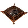 Valet Tray-Personalized Catchall-Personalized Valet Tray-Leather Desk Caddy-Handcrafted Leather Valet Tray-Gifts For Men