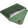 Leather Card Holder, Credit Card Wallet, Cardholder Wallet, Minimalist Wallet,Christmas Gift(Green)