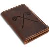 Leather Golf Scorecard Holder, Handstitched, Golf Gifts, Yardage Book Holder, Leather Gifts, Gifts For Dad, Gifts For Golfers, Personalized Customized Gifts
