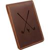 Leather Golf Scorecard & Yardage Book Holder, Personalized Golf Gift, Yardage Book Holder, Gifts for Dad, Gifts for Golfers (Pattern #6)(Pattern # 2)