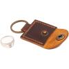 Leather Ring Holder, Wedding Ring Travel Case, Customized Ring Holder, Pouch His and Hers Ring Pouch Engagement Ring Pouch,Ring Pouch, Gym Ring Holder, Earring Keychain Holder