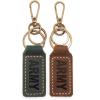 Personalize Leather Keychain,Customized Keychain,Custom Leather Key Chain,Christmas Gift,Coordinates Key Chain Longitude Latitude Keychain, Anniversary, Wedding, Personalized Gifts