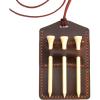 Personalized Golf Bag Tag with 3 Wooden Tees, Personalized Golf Gifts for Men, Golf Gifts for Women, Custom Golf Accessories. Golf Christmas Gifts, Golfer Gift